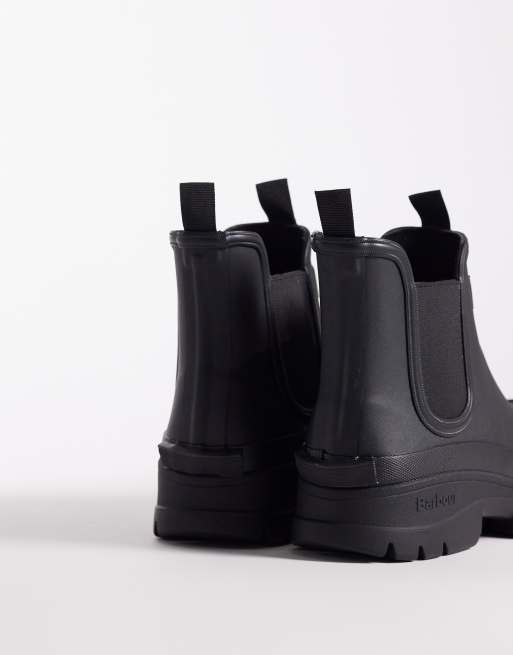 Barbour - Nimbus - Enkelhoge wellingtonlaarzen in zwart, 4 van 4