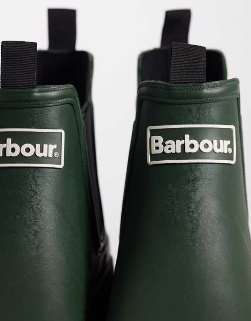 Barbour - Nimbus - Wellington Chelsea boots in olijfgroen, 2 van 4