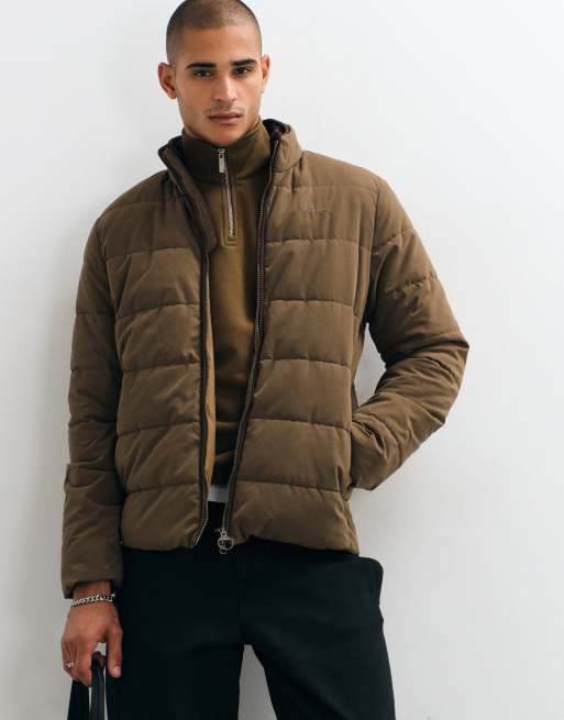 Barbour Noree quilted puffer jacket in brown, 2 of 5