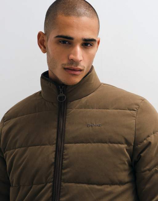 Barbour Noree quilted puffer jacket in brown, 4 of 5