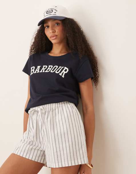 Barbour Northumberland classic t-shirt in navy  - view 1