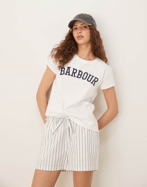 Barbour Northumberland classic t-shirt in white - view 1