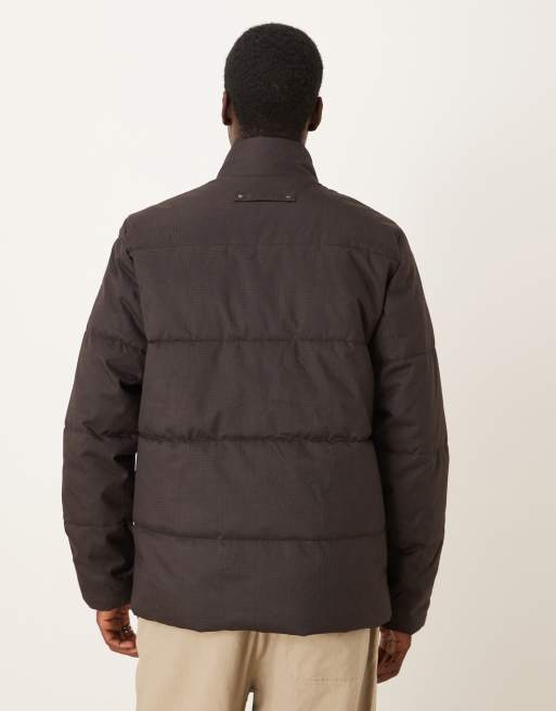 Barbour Northwood puffer jacket in dark oak, 3 of 5