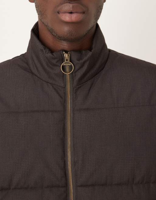 Barbour Northwood puffer jacket in dark oak, 5 of 5