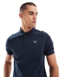 [Barbour] Barbour original sports tailored polo shirt-Navy Chest 38 New navy