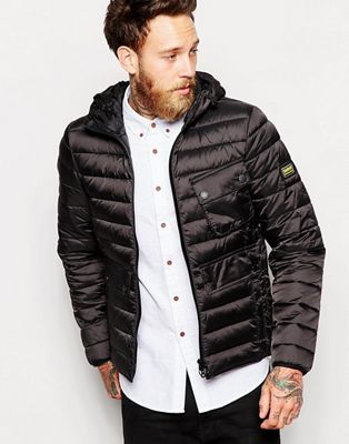 barbour ouston hooded quilt jacket