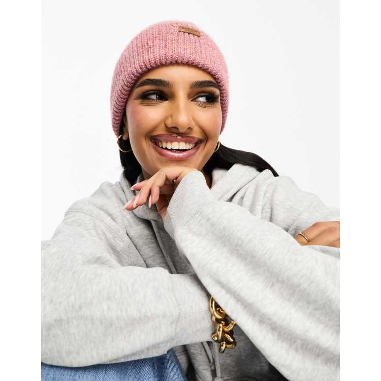 Barbour pink 2024 bobble hat