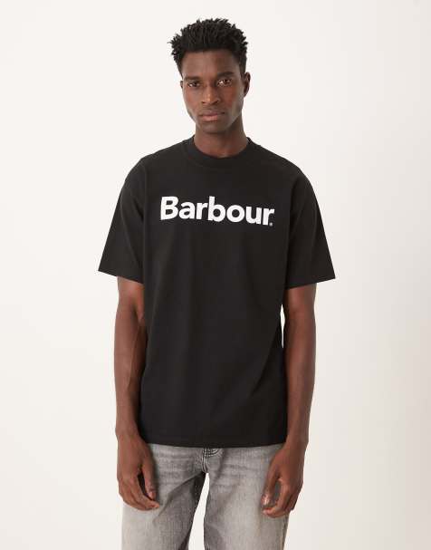 Barbour Pensford oversized t-shirt in black - view 1