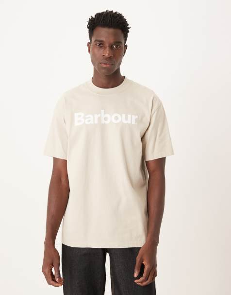 Barbour Pensford oversized t-shirt in mist - view 1