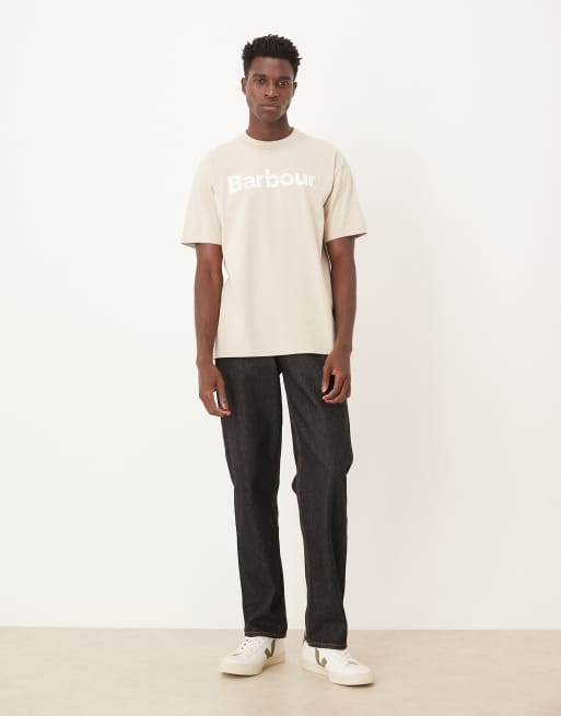 Barbour pensford oversized t-shirt in mist, 2 of 5