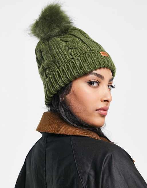 Barbour bridport 2024 pom beanie