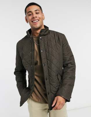 barbour powell jacket olive