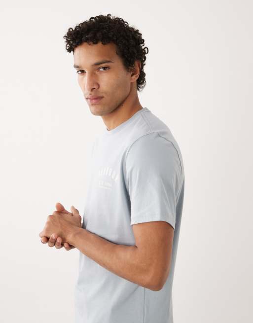 Barbour Preppy logo t-shirt in light blue, 4 of 5