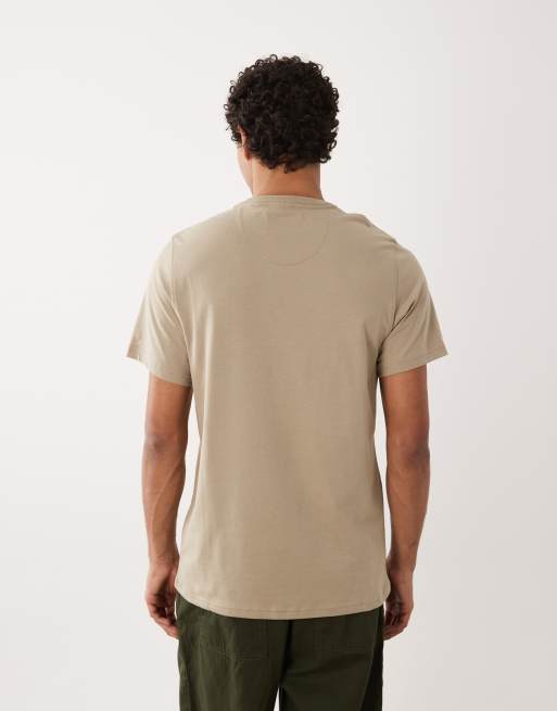 Barbour Preppy logo t-shirt in stone, 2 of 5