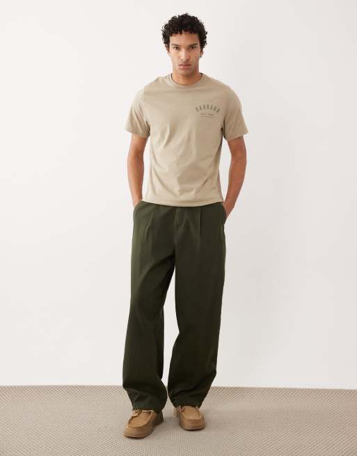 Barbour Preppy logo t-shirt in stone, 3 of 5