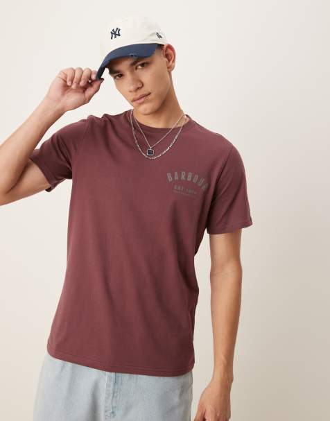 Barbour Preppy t-shirt in burnt heather - view 1