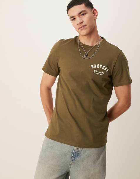 Barbour Preppy t-shirt in light sage - view 1