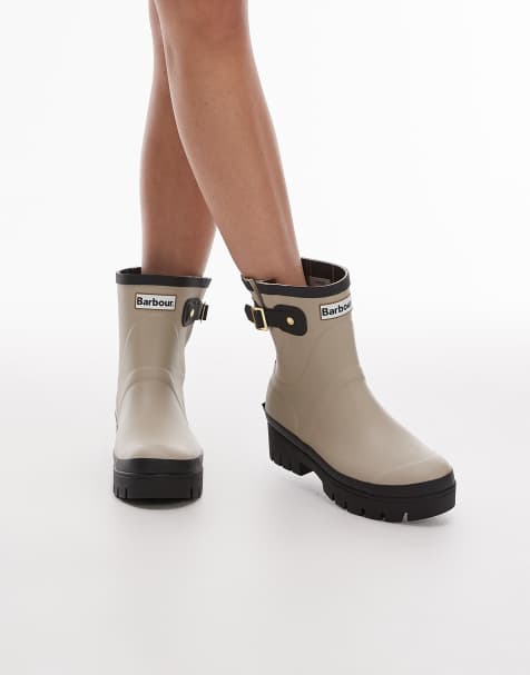 Barbour Raelynn gumboots in light sand / black - view 1