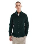 [Barbour] Barbour Ramsey tailored shirt in dark green Chest 38 Seaweed