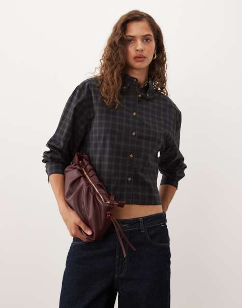 Barbour Ravenshill long sleeve tartan check shirt in navy/green - view 1