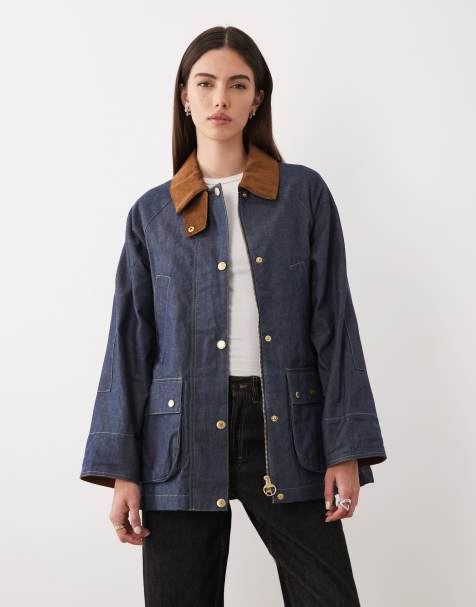 Barbour Re-Engineered Asker funnel neck jacket in blue - view 1