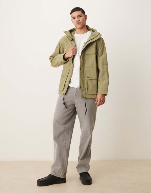Barbour Re-engineered Durham jacket in bleached olive | ASOS