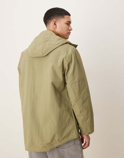 Barbour Re-engineered Durham jacket in bleached olive | ASOS
