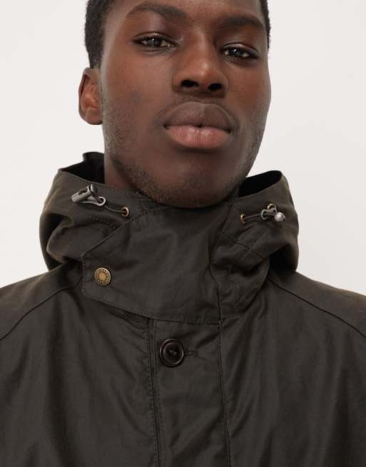 Barbour Re-engineered Endurance mountain wax parka in olive green, 3 of 5