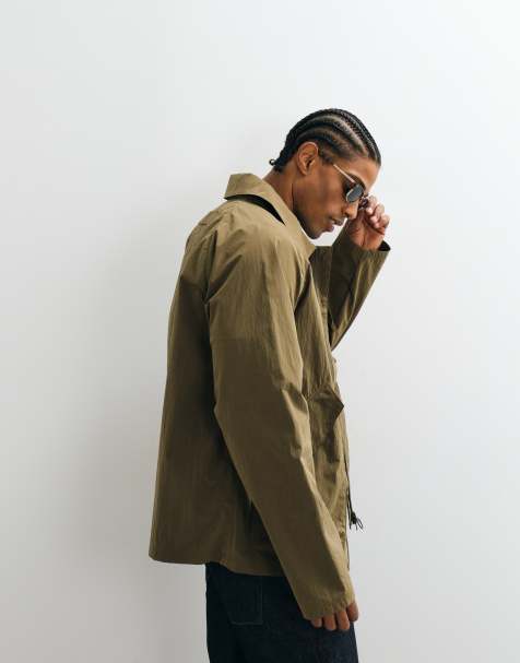 Barbour Re-Engineered Endurance zip through casual jacket in khaki - view 1