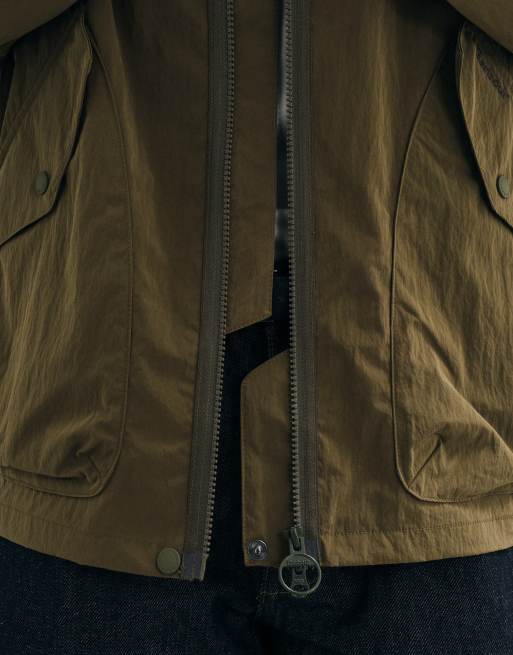 Barbour Re-Engineered Endurance zip through casual jacket in khaki , 3 of 5