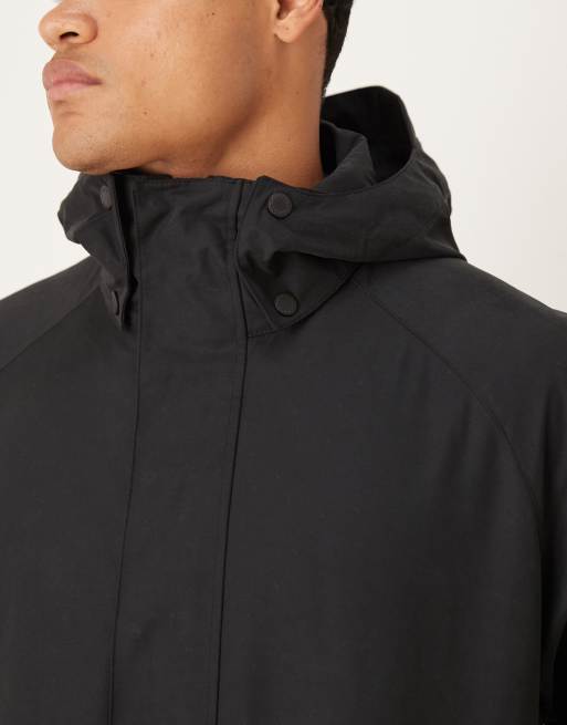Barbour Re-engineered hooded wading spey showerproof jacket in black - BLACK, 5 of 5