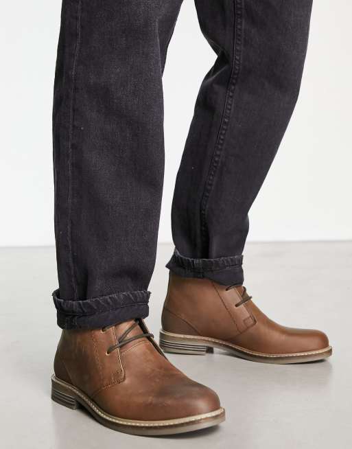 Barbour Readhead Chukka Stiefel aus Leder in Braun ASOS