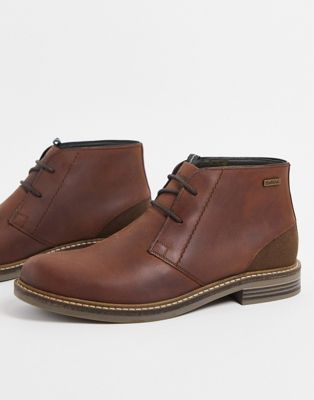 Barbour Readhead lace up leather boots in tan