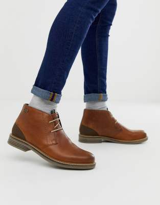 barbour readhead boots cognac