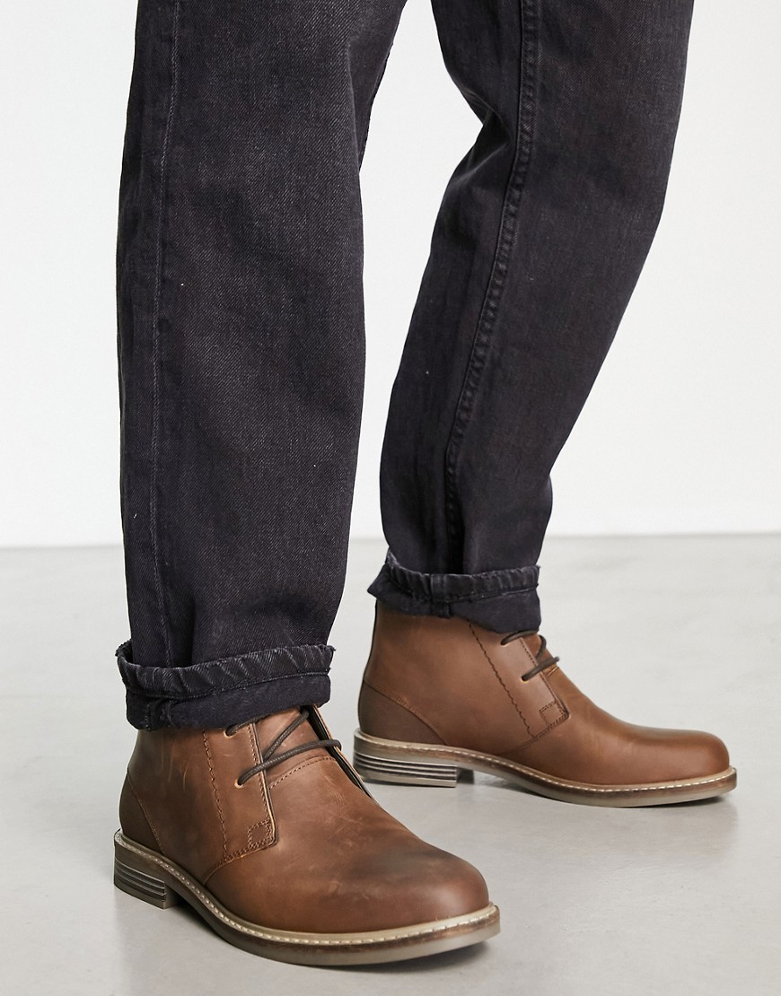 Barbour Readhead leather chukka boots in brown
