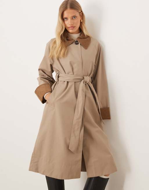 Barbour reagan showerproof jacket in honey, 3 of 4