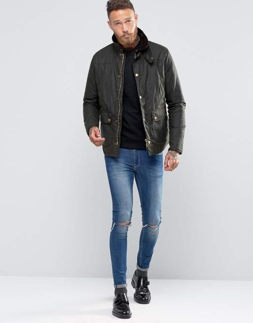 Barbour wax hot sale reelin jacket