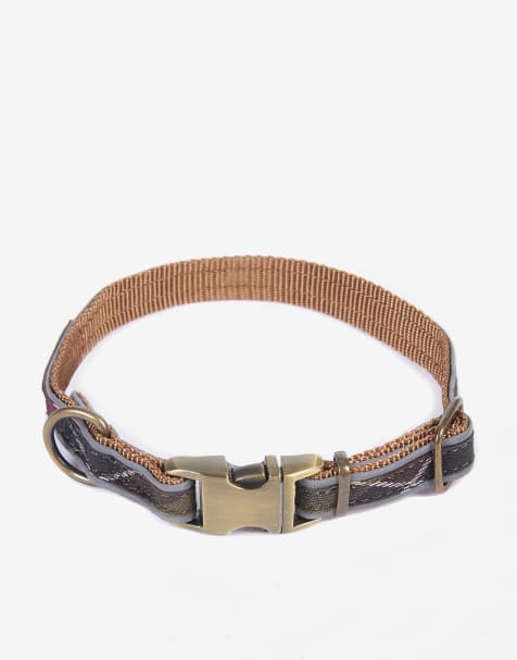 Barbour reflective tartan dog collar - view 1