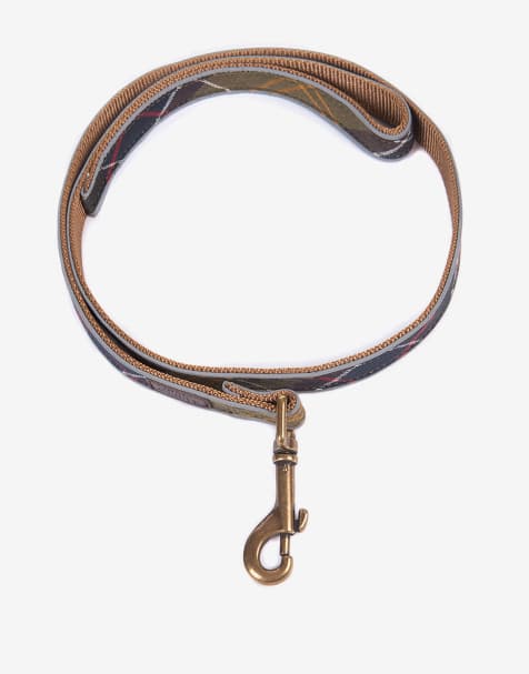 barbour reflective tartan dog lead - view 1