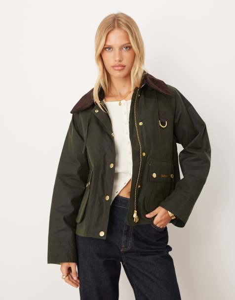 Barbour Reighton wax jacket in fern/ancient  - view 1