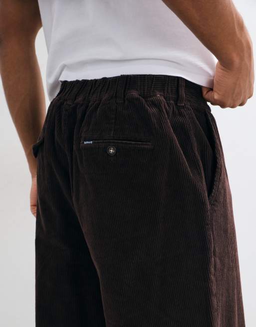 Barbour relaxed fit stretch cord trousers in dark oak , 4 of 5
