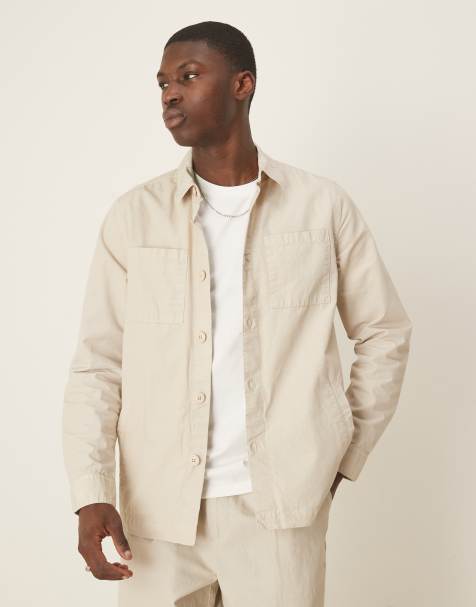 Barbour rickfell ripstop overshirt in mist - view 1