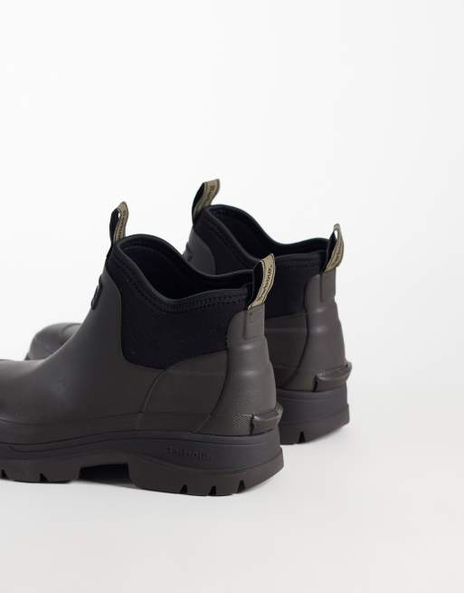 Barbour Ridge ankle gumboots in dark brown, 4 of 4