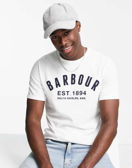 Barbour Ridge logo t-shirt in white