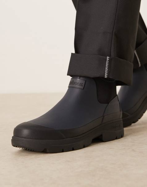 Barbour Ridge welly in navy/black  - view 1