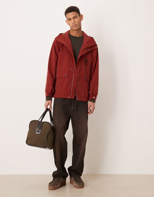 Barbour rig showerproof jacket in fired brick, 2 of 5