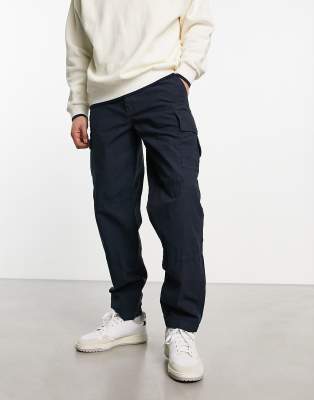 Barbour Ripstop cargo trousers in navy | ASOS