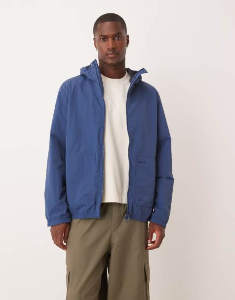Barbour riverdale showerproof jacket in dark denim - view 1