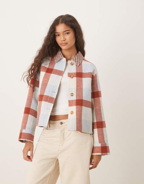 Barbour Robyn overshirt in multi check - MULTI - view 1