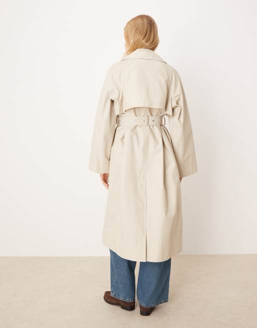 Barbour Robyn trench showerproof in mist/hessian tartan , 2 of 4